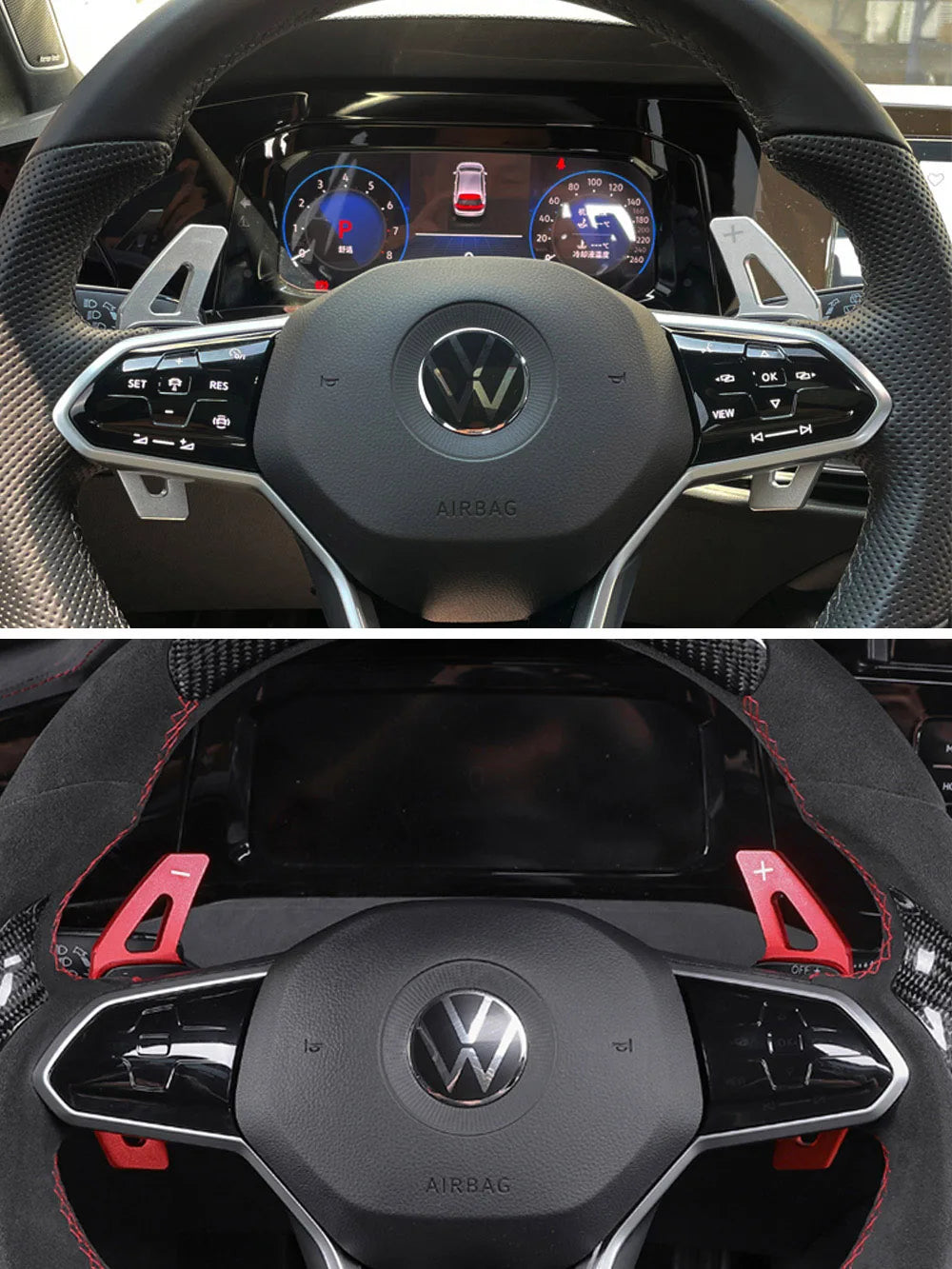 For Volkswagen Tiguan MK2 VW Arteon 2022 Golf7 8 Variant Alltrack MK7 T-Cross Passat B8 Steering Wheel DSG Paddle Shifter Extend