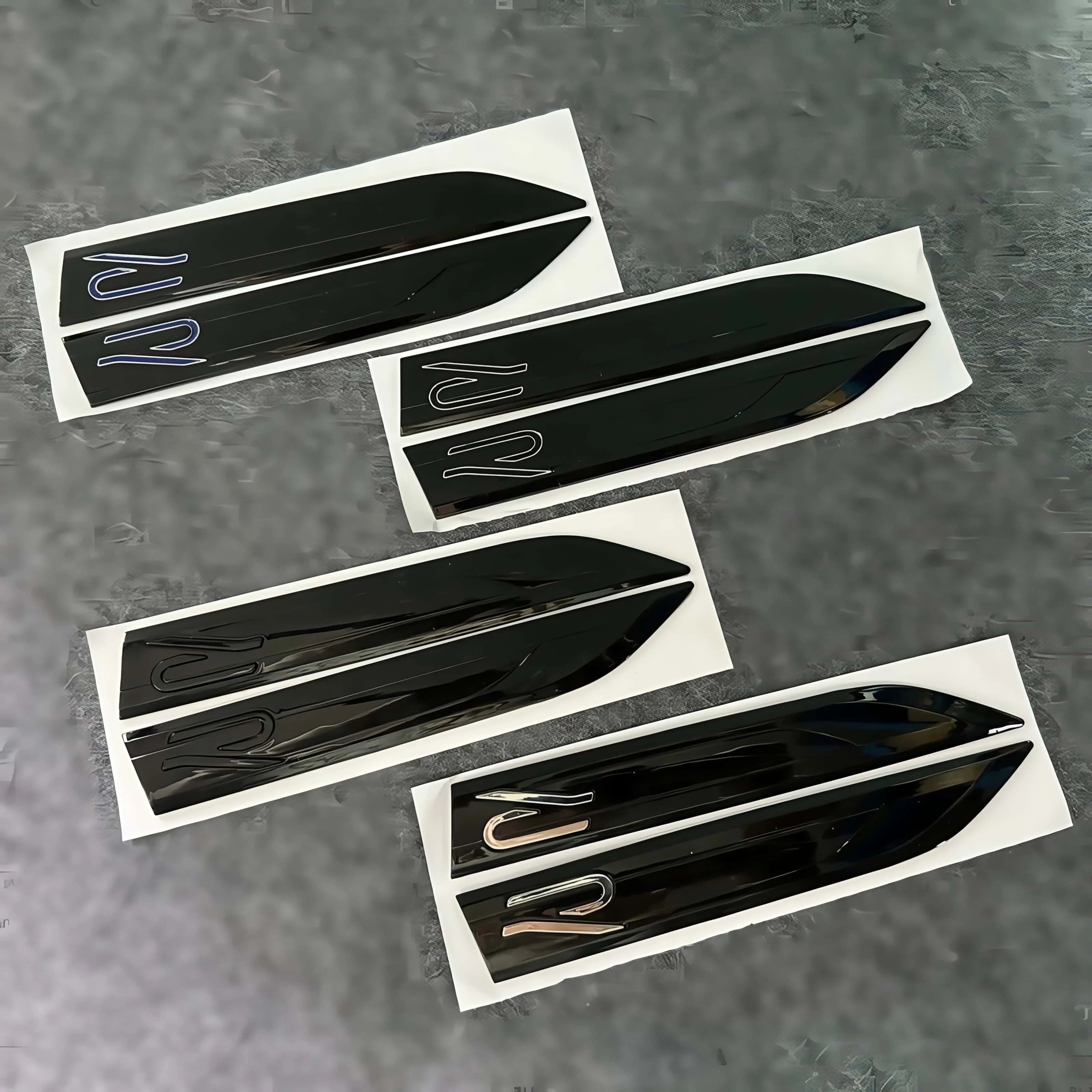 2Pcs Golf R car stickers for car exterior beauty car modification MK2-8