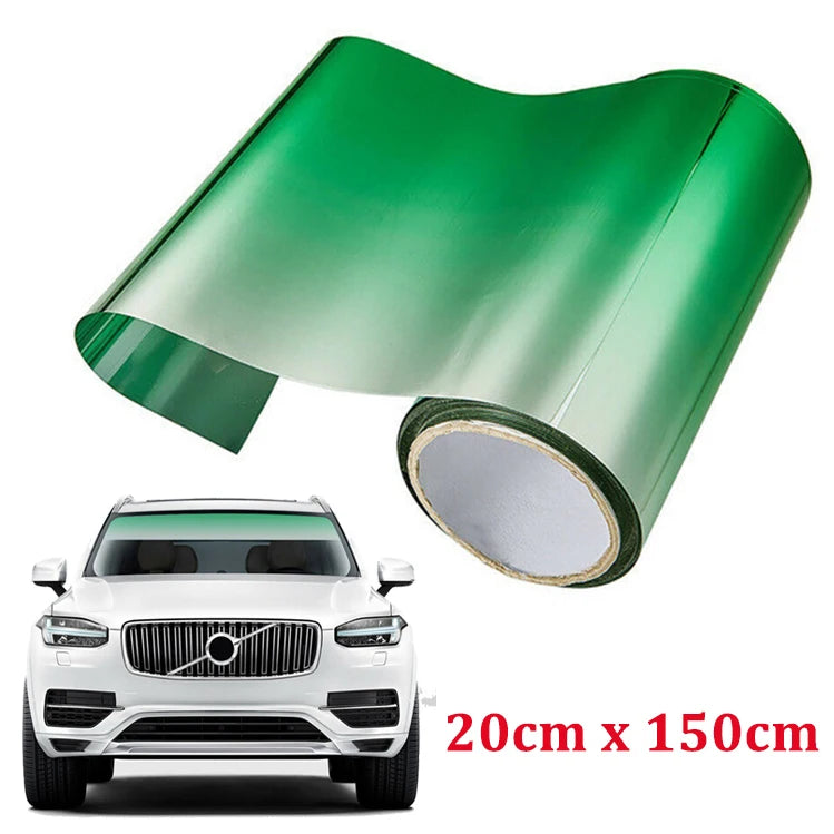 Car Window Sun Visor Strip Tint Film Front Windshield Protect Shade Blocking UV Sticker DIY Film Gradient Colorful Car Stickers