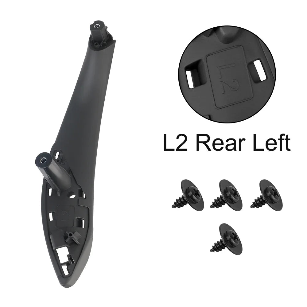 Door Panel Pull Trim Cover For BMW F30 F80 F31 F32 F34 F35 Car Inner Handle Black Front Rear Left/Right Interior Door Handles