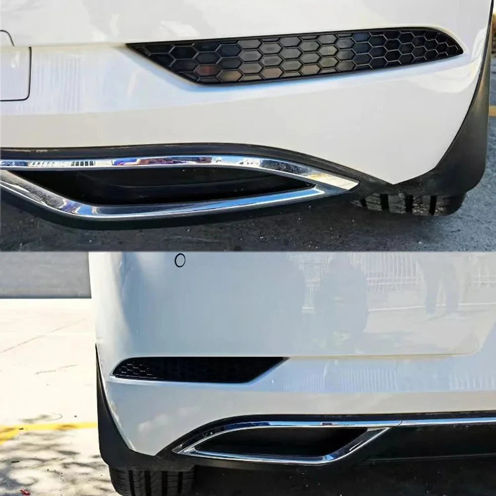 2pcs Rear Bumper Reflector Delete Cover For Volkswagen VW Golf MK8 MK7.5 MK7 MK6 TSI TDI GTI GTD R R-Line 2009-2023 Tuning
