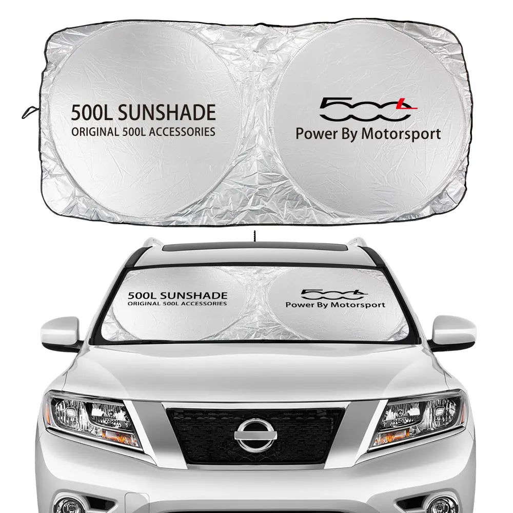 Car Windshield Front Sun Shade Parasol Cover For Fiat 500 500C 500X 500L Abarth 695 Anti UV Reflector Auto Accessories Tools