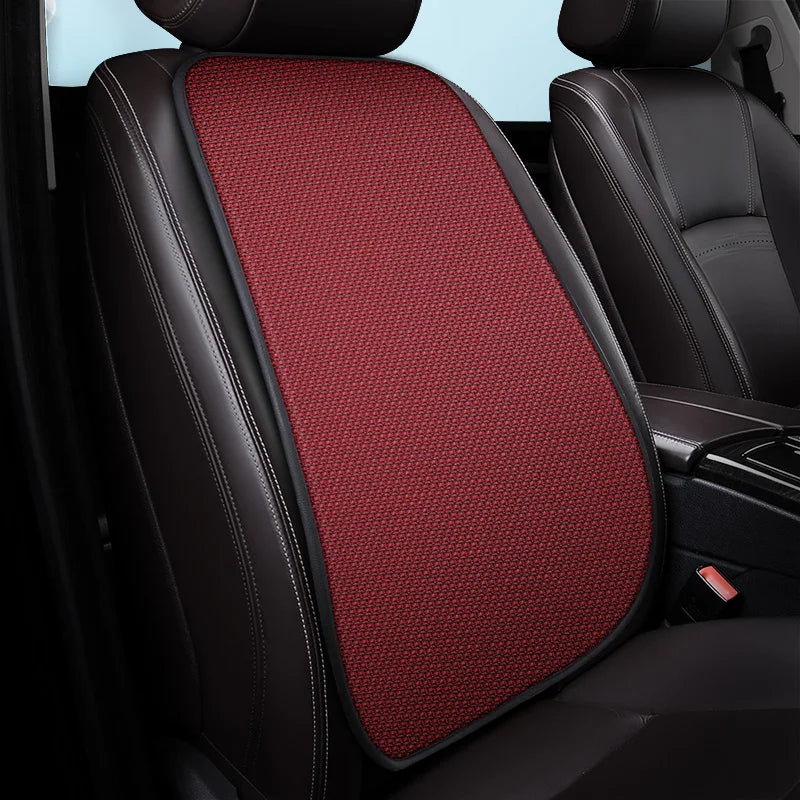 Non-Slip Car Seat Pad for Summer Breathable and Refreshing Anti-Slip Cotton Car Seat Covers, Ice Silk Cooling Car Seat Covers