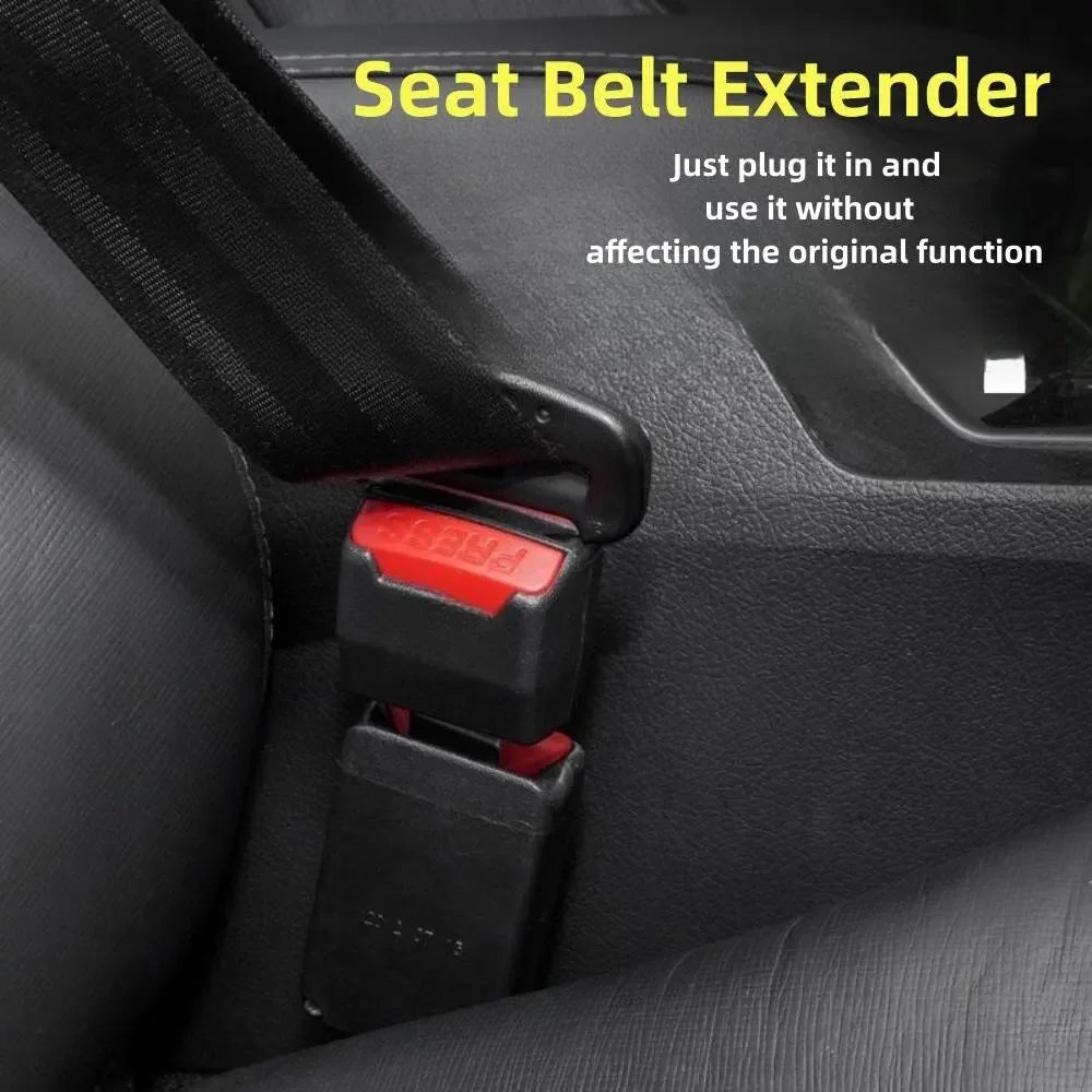 Car Seat Belt Clip Extension Plug Car Safety Seat Lock Buckle Seatbelt Clip Extender Converter Baby Car Seat Accessories