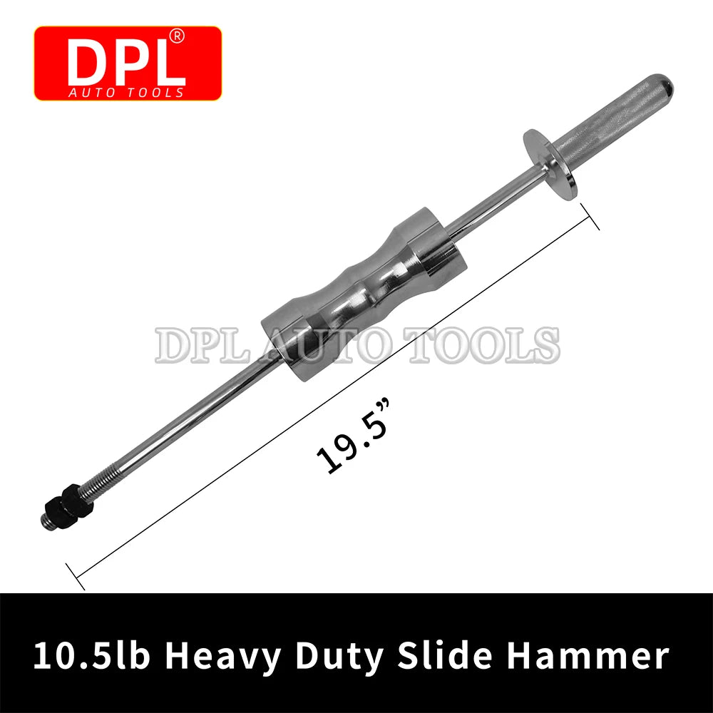 Inner CV Joint Puller Slide Hammer Front Wheel Drive Axle Half Shaft Removal Tool Kit Heavy Duty 10 Pounds Slide Hammer 63mm 48m
