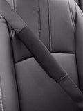 Black Pink Plush Car Seat Belt Shoulder Soft Ice Silk Universal Plush Seat Belt Protector All-Season Car Accessories