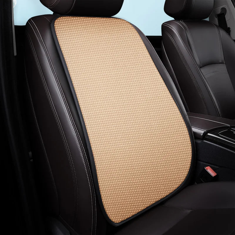 Non-Slip Car Seat Pad for Summer Breathable and Refreshing Anti-Slip Cotton Car Seat Covers, Ice Silk Cooling Car Seat Covers