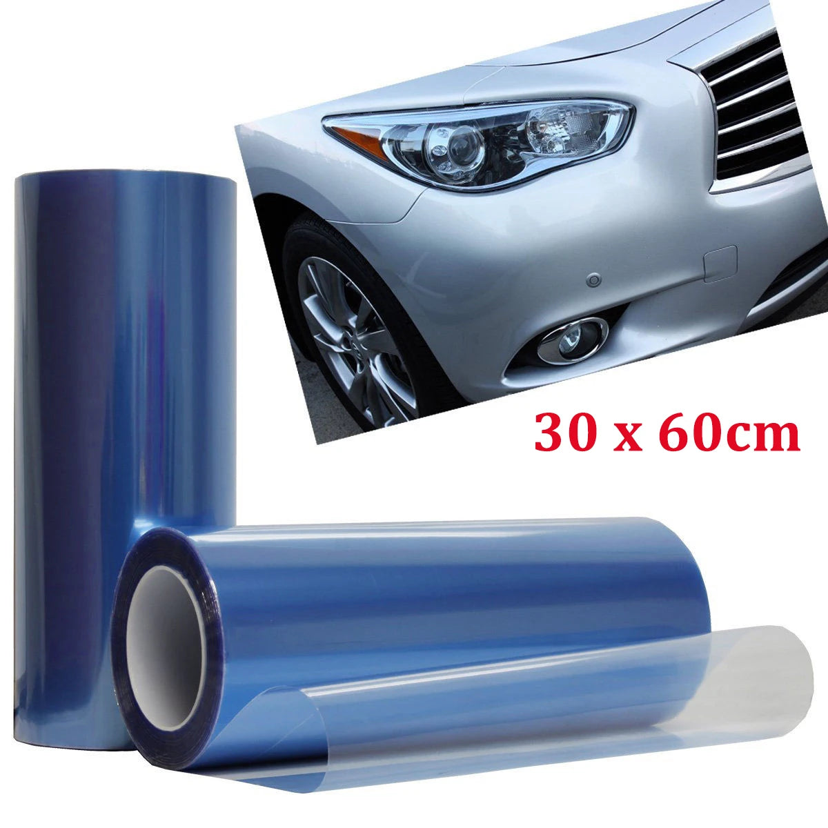 Car Window Sun Visor Strip Tint Film Front Windshield Protect Shade Blocking UV Sticker DIY Film Gradient Colorful Car Stickers