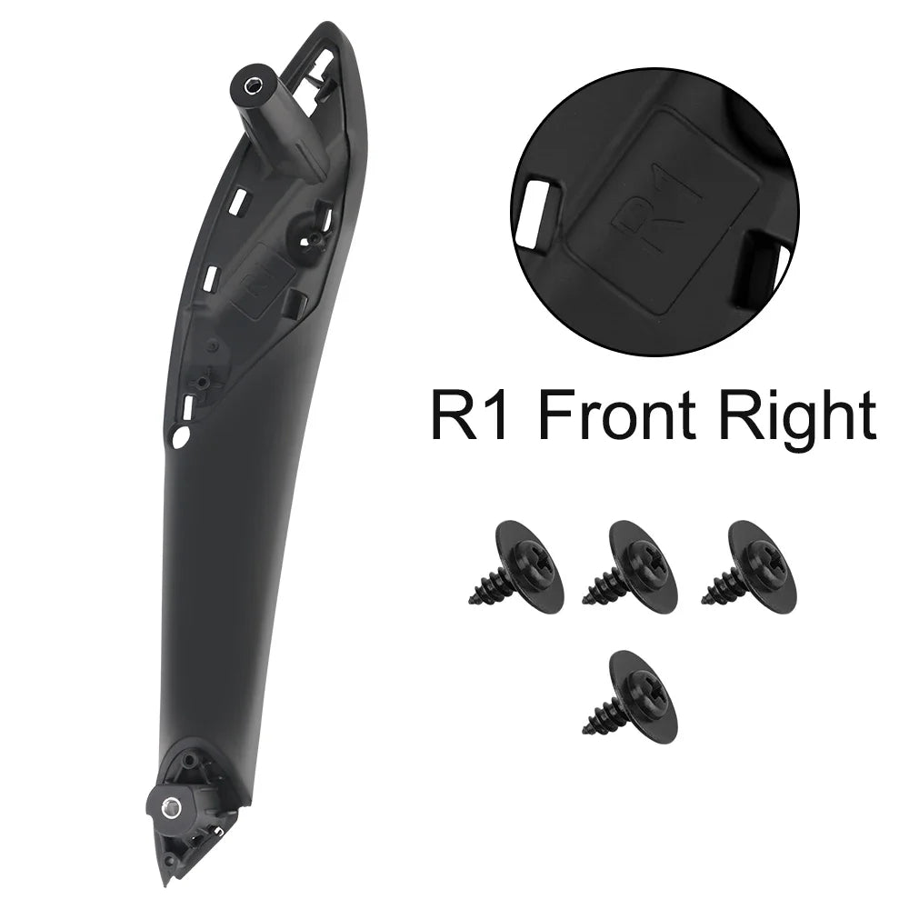 Door Panel Pull Trim Cover For BMW F30 F80 F31 F32 F34 F35 Car Inner Handle Black Front Rear Left/Right Interior Door Handles