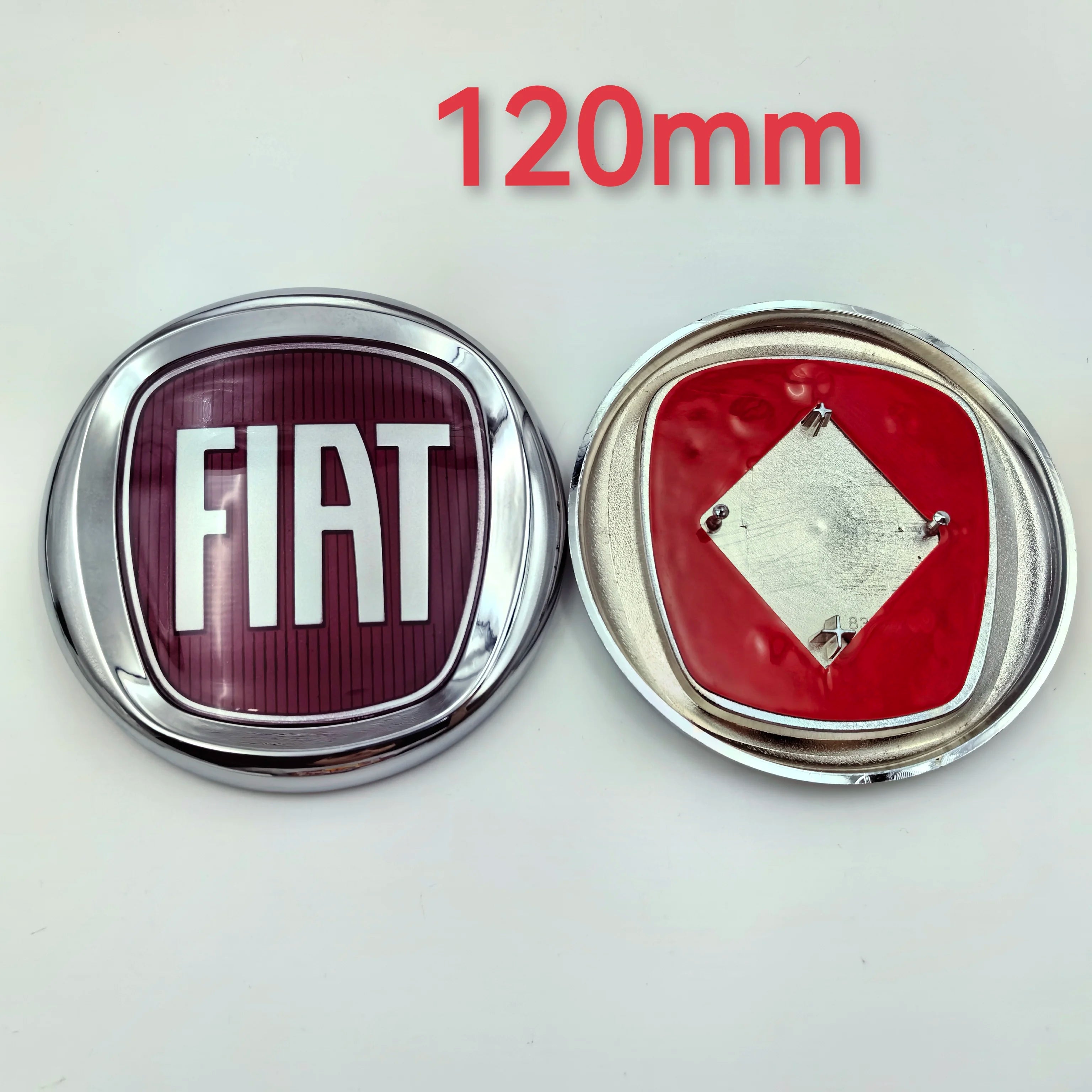 85/90/95/100/120mm Emblem for FIAT Car Hood - Accessory for DobloTipo Panda Ducato Fiorino Grande Punto 500X 500 Freemont Stilo