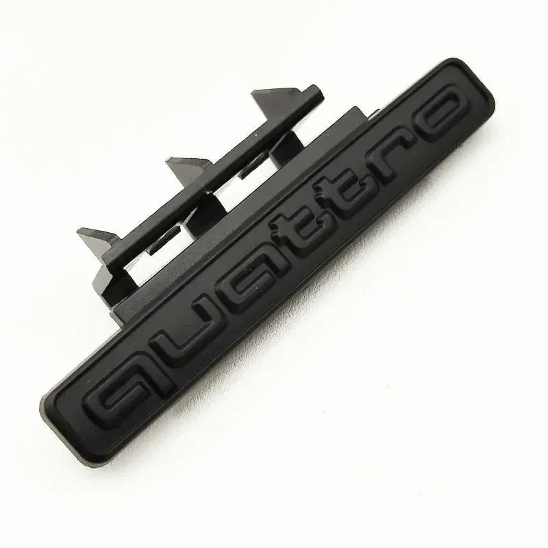 95mm For Audi Q5 A4 B8 B6 B9 B7 A3 A6 C6 A5 Q7 A1 Q3 A7 A8 Quattro Logo Auto Accessories3D ABS Car Front Grill Emblem Badge