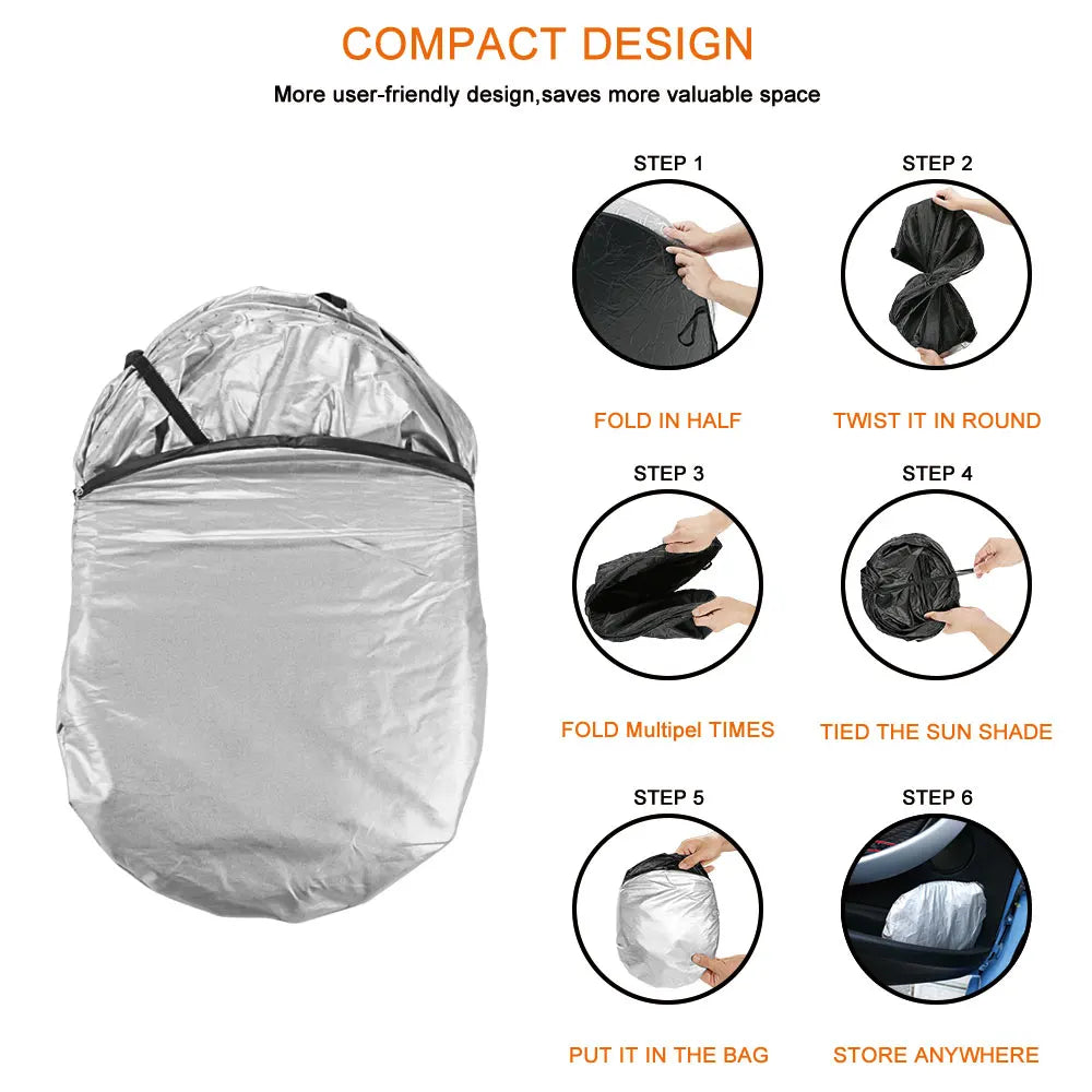 Car Windshield Front Sun Shade Parasol Cover For Fiat 500 500C 500X 500L Abarth 695 Anti UV Reflector Auto Accessories Tools