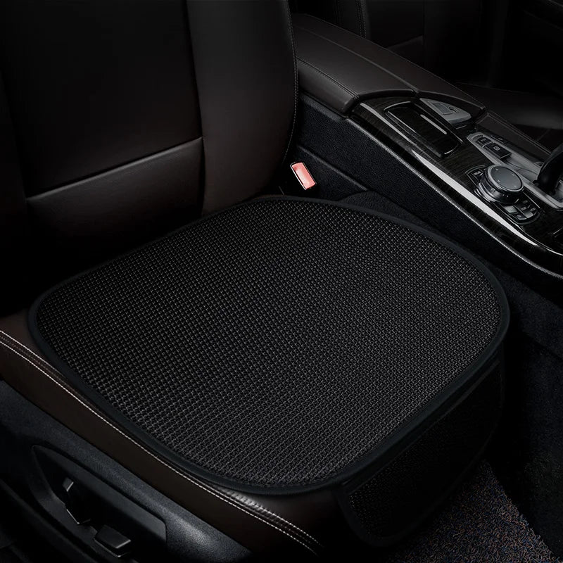 Non-Slip Car Seat Pad for Summer Breathable and Refreshing Anti-Slip Cotton Car Seat Covers, Ice Silk Cooling Car Seat Covers