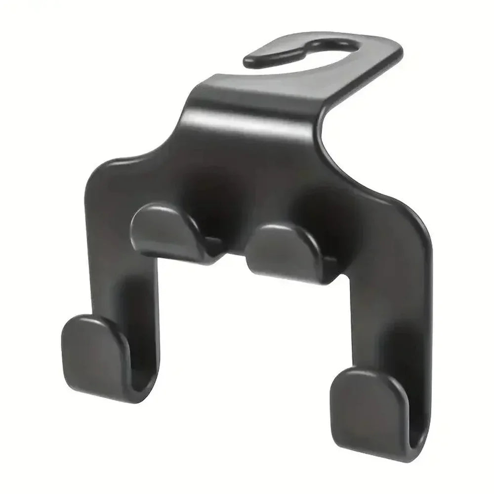 1/2/4pc Multifunctional Car Seat Back Hook Double Head Phone Hanger Headrest Hanging Bag Storage Hanger Car Interior Accessories