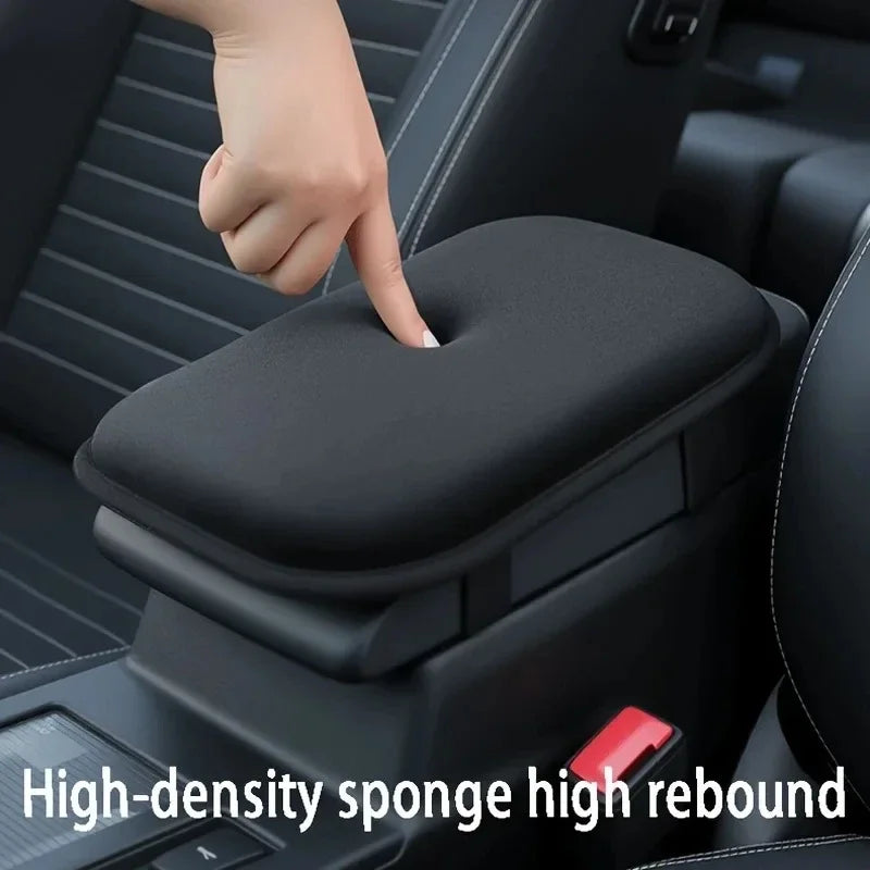 Car armrest box height pad, car armrest pad, center console lifting pad, black, suitable for car interior, armrest cover