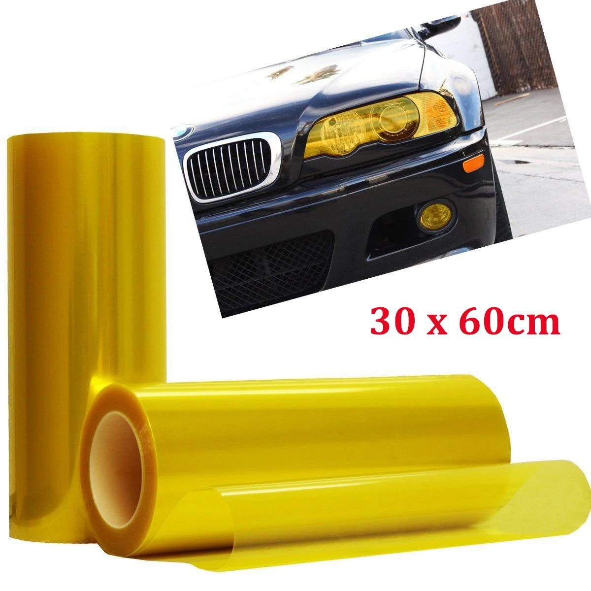 Car Window Sun Visor Strip Tint Film Front Windshield Protect Shade Blocking UV Sticker DIY Film Gradient Colorful Car Stickers