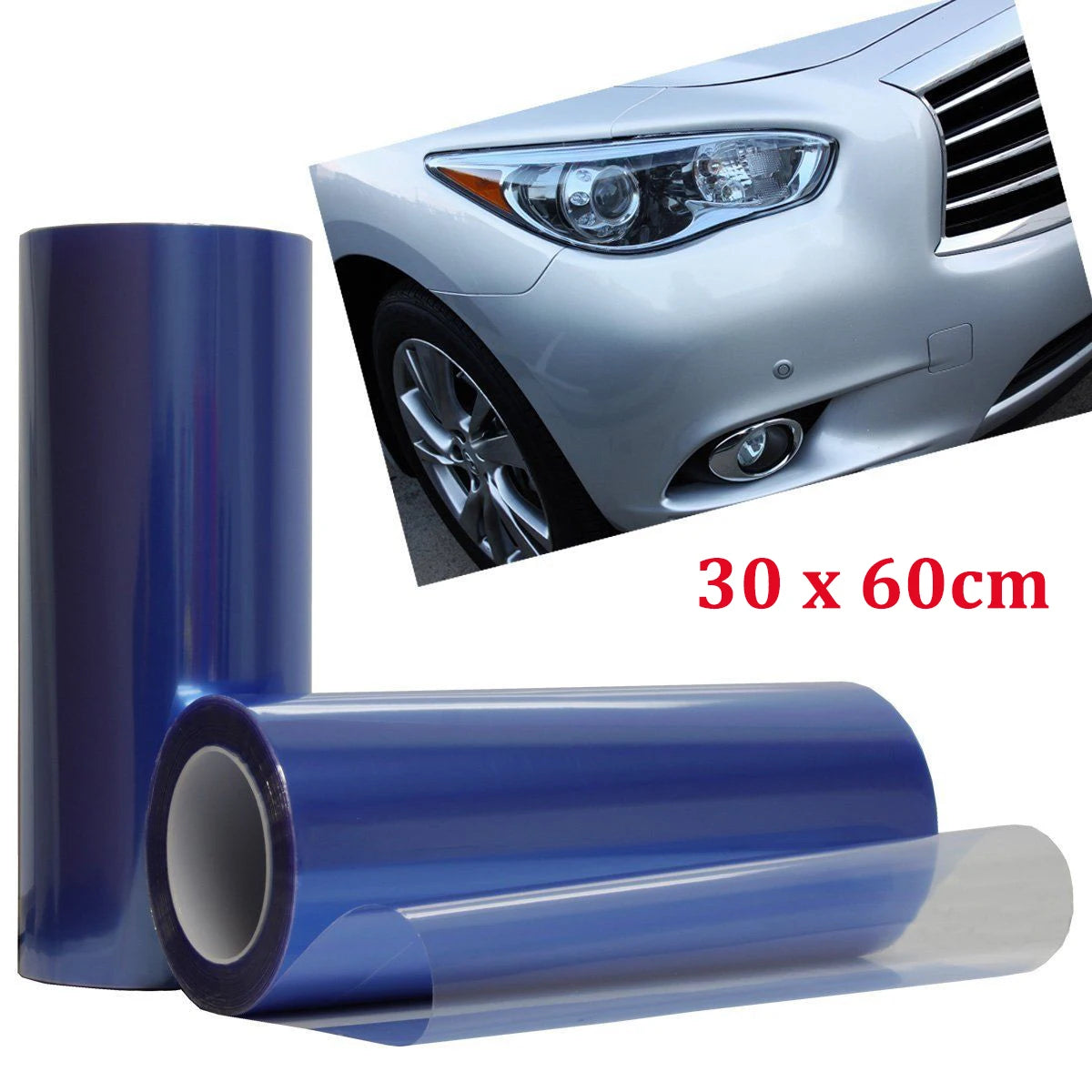 Car Window Sun Visor Strip Tint Film Front Windshield Protect Shade Blocking UV Sticker DIY Film Gradient Colorful Car Stickers