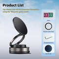 Shockproof 2nd-Generation Foldable Telescopic Magnetic Phone Stand Holder Upgraded Strong Magnetic Support Multi-Angle Adjustable Viewing Portable Space-Saving Travel Design Stable Anti-Slip Base For Car Dashboard Office Desk