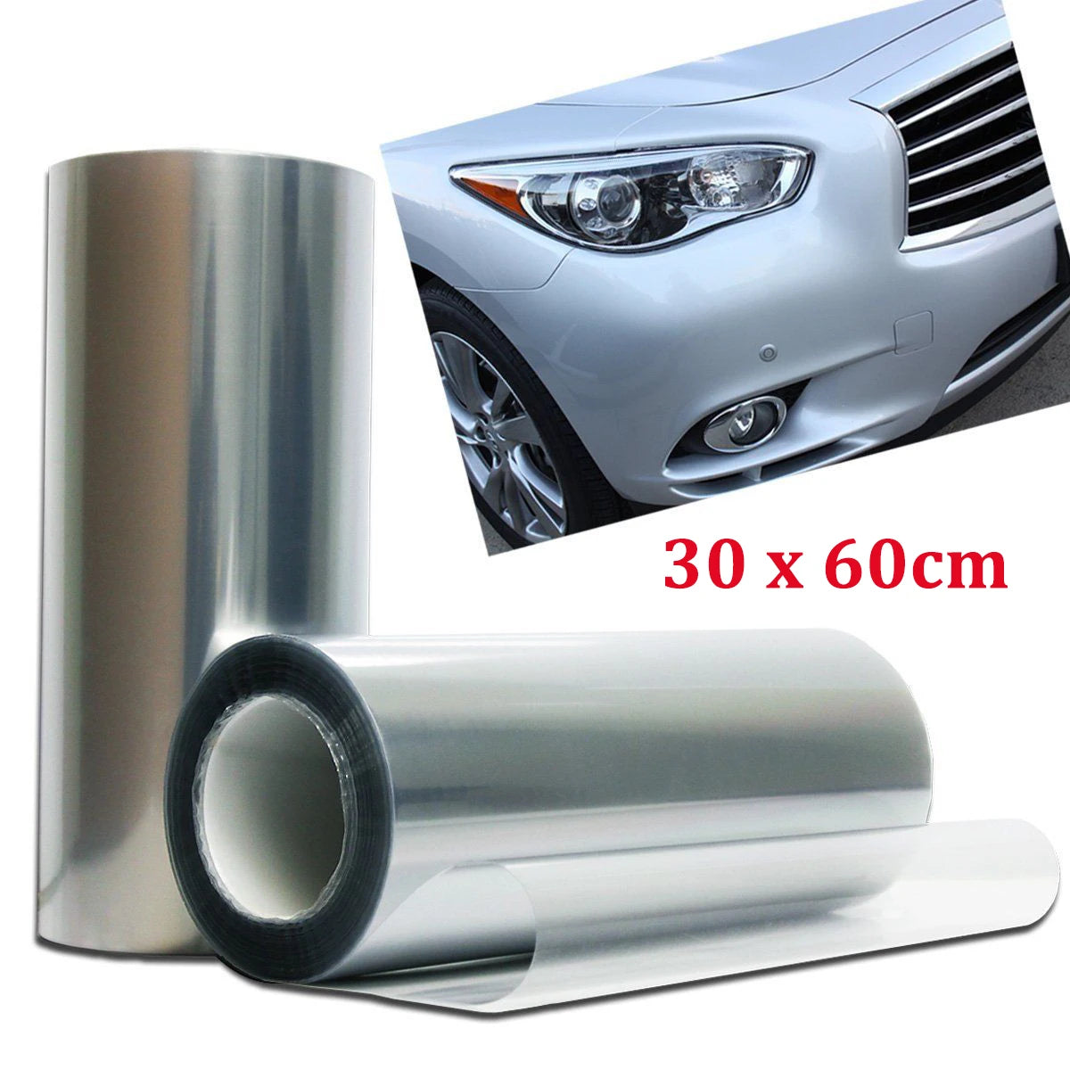 Car Window Sun Visor Strip Tint Film Front Windshield Protect Shade Blocking UV Sticker DIY Film Gradient Colorful Car Stickers