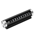 Car Temporary Parking Number Plate Black/Silver/Blue Aluminium Alloy Material Roller Adjustable Car Parking Plate Car Supplies