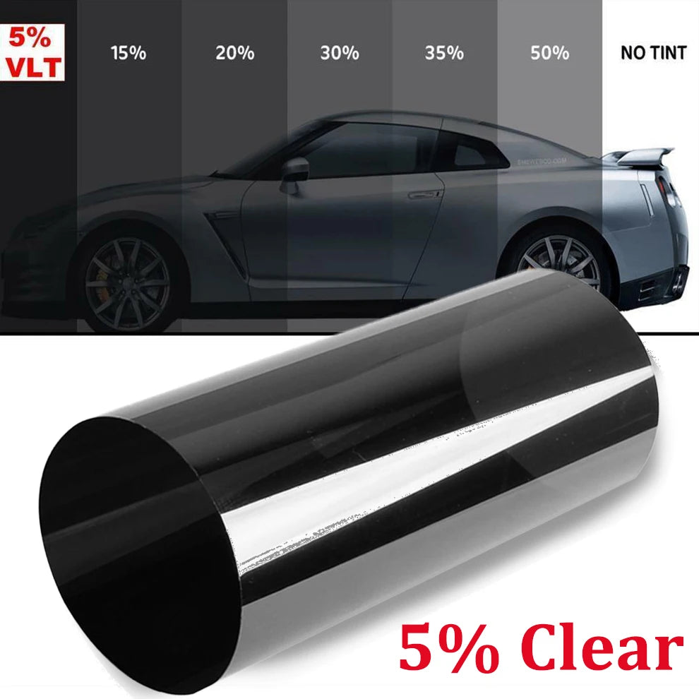 Car Window Sun Visor Strip Tint Film Front Windshield Protect Shade Blocking UV Sticker DIY Film Gradient Colorful Car Stickers
