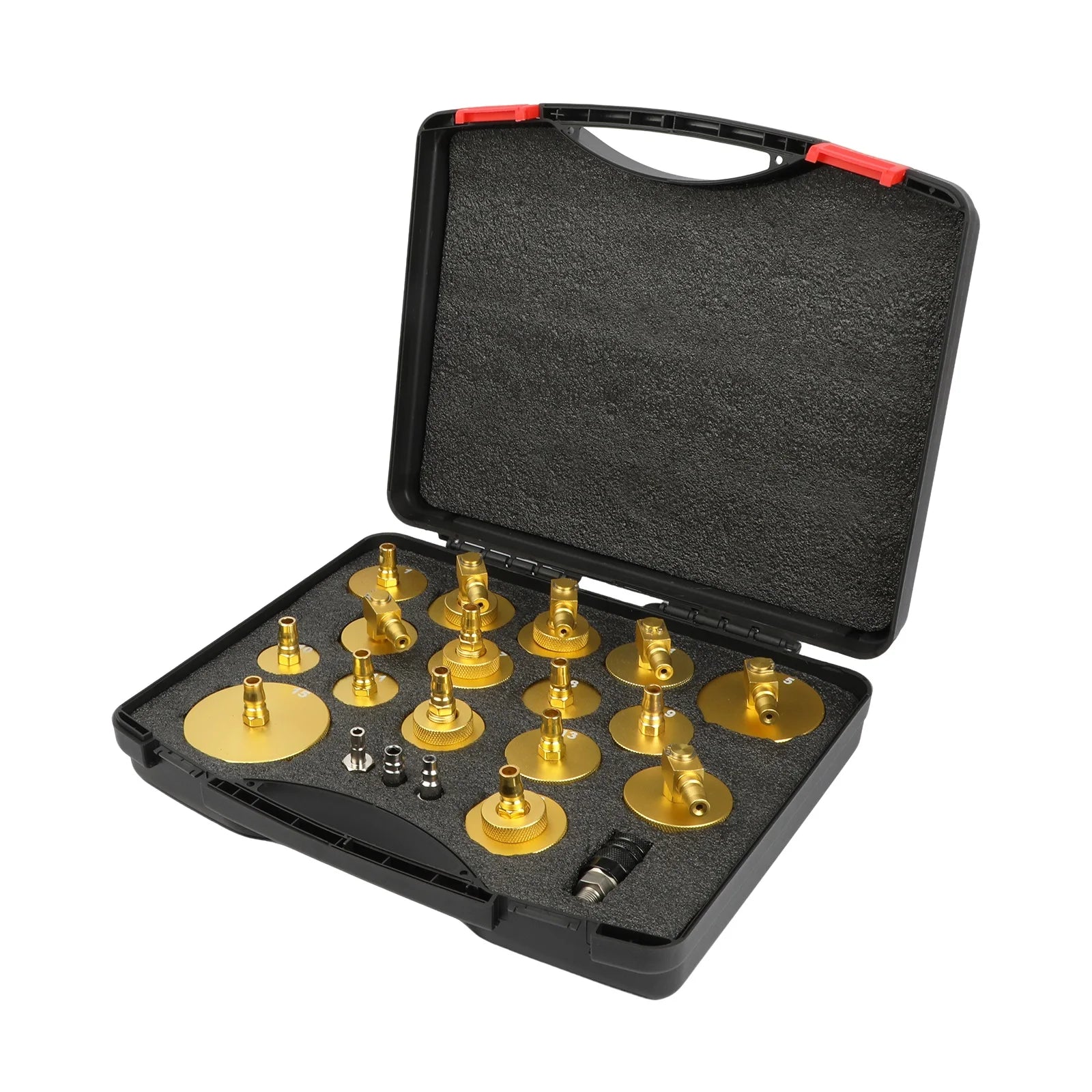 AUTOOL AST618 Brake Clutch Fuel Exchange Connector Kit Drained Tool Car Brake Fluid Connector Brake Fluid Oil Changer Pump Tool