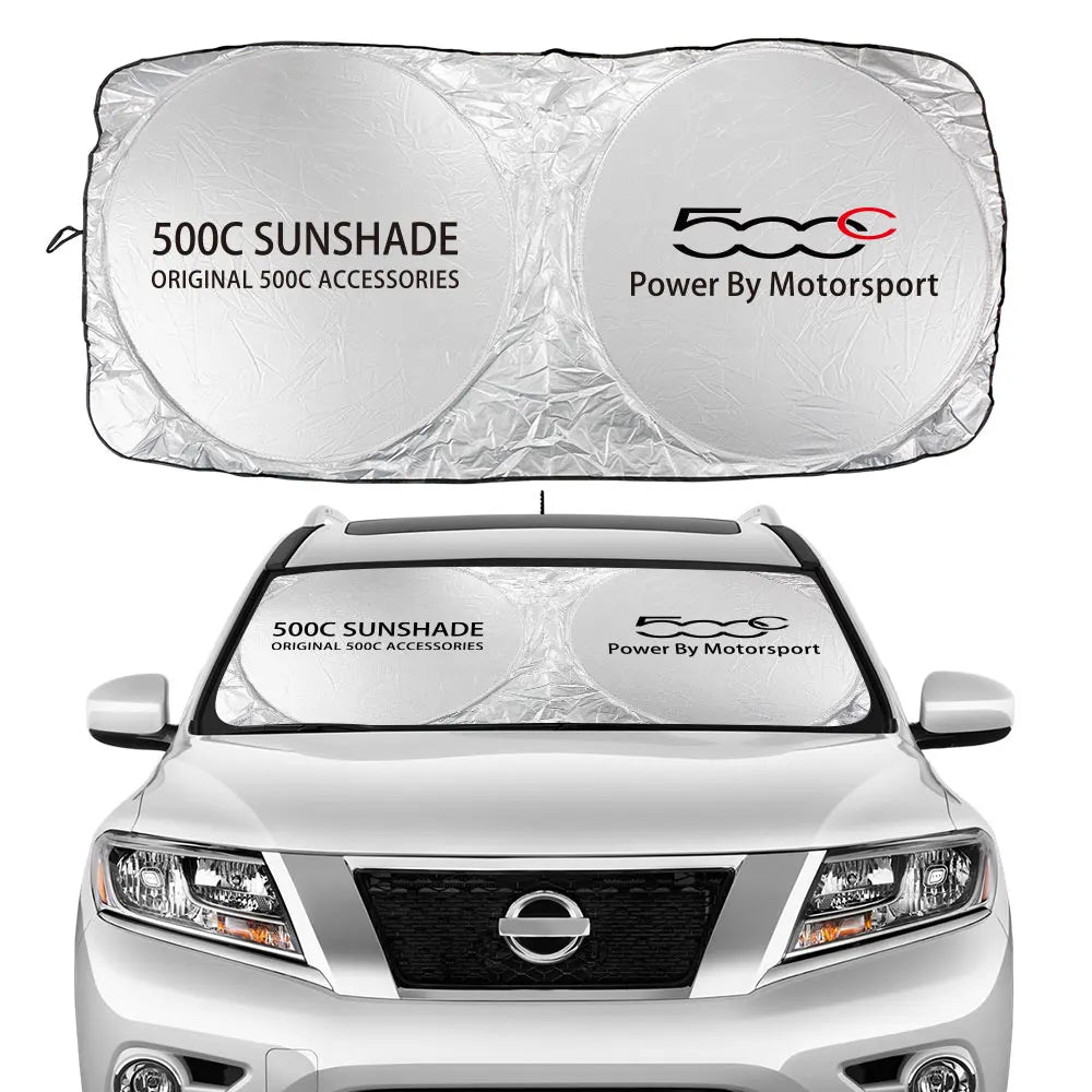 Car Windshield Front Sun Shade Parasol Cover For Fiat 500 500C 500X 500L Abarth 695 Anti UV Reflector Auto Accessories Tools
