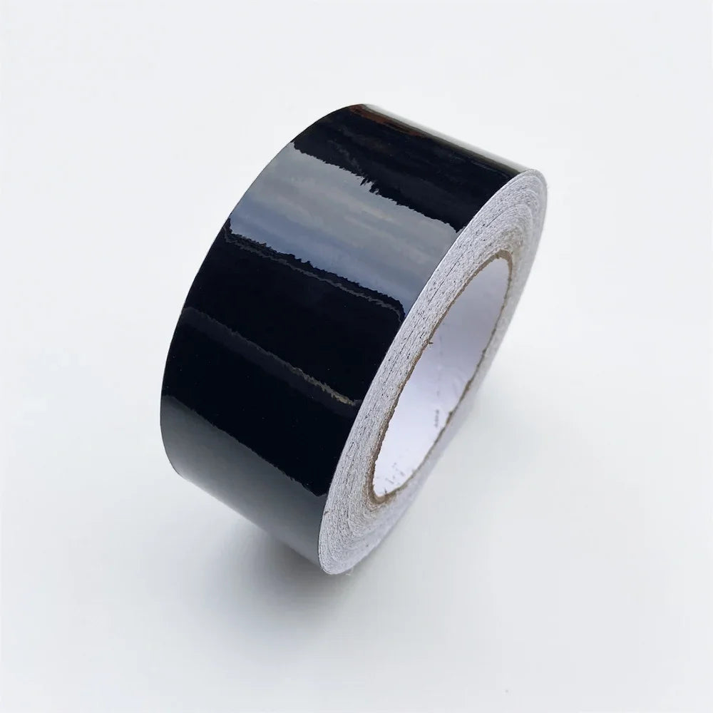 Glossy Black Vinyl Wrap Strip Tape Car Wrap Foil For Window Trim Door Protection Film