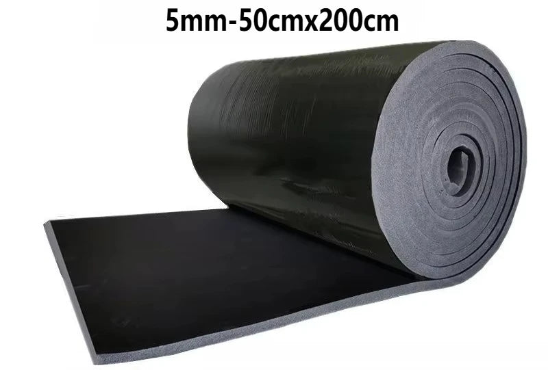 Self-adhesive Rubber Foam Roll Versatile Soundproofing Insulation Easy-Cut for DIY Ideal for Roofs Cars Furniture Protection