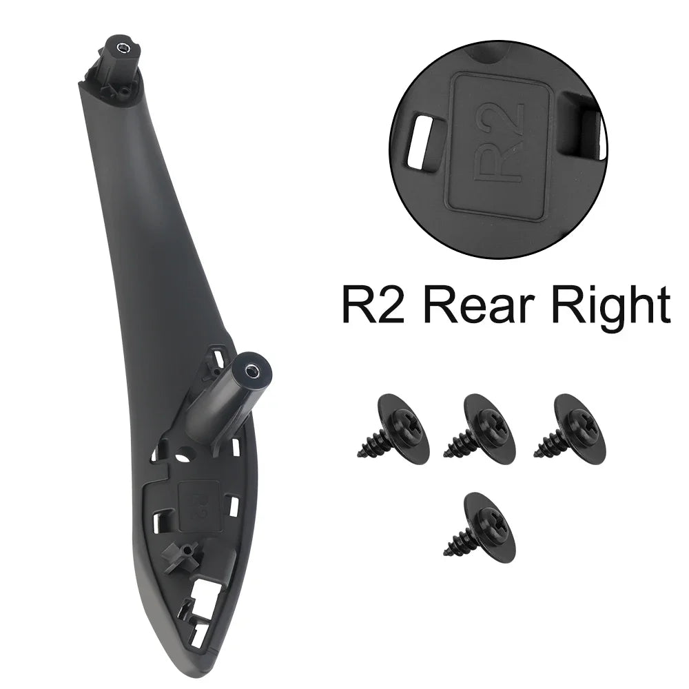 Door Panel Pull Trim Cover For BMW F30 F80 F31 F32 F34 F35 Car Inner Handle Black Front Rear Left/Right Interior Door Handles